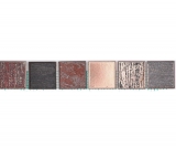 Bordüre Borde Mosaik mehrfarben matt Retrooptik Mosaikfliese Küchenwand Fliesenspiegel Bad Duschwand MOS24BOR-1235_f