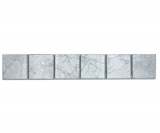 Bordüre Borde Mosaik silber glänzend Mosaikfliese Küchenwand Fliesenspiegel Bad Duschwand MOS123BOR-8SB26_f