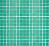 Glasmosaik Mosaikfliese türkis grün glänzend Pooloptik Mosaikfliese Küchenwand Fliesenspiegel Bad Duschwand MOS200-A63_f