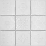 Jasba Clara Mosaik Keramik Steinzeug iceland white glänzend Retrooptik Küche Bad Dusche MOSJBC139 1 Matte
