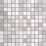 Jasba Agrob Buchtal Fresh Mosaik Keramik Steinzeug warm grey mix glänzend Küche Bad Dusche MOSJBF220 1 Matte