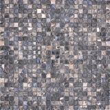 Keramik Mosaik Fliesen Jasba illusion dark glänzend Mamoroptik Küchenwand Badezimmerfliese Duschwand / 10 Mosaikmatten