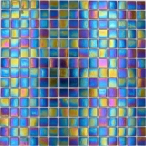 glass glass mosaic iridium wall tile backsplash kitchen bathroom_f | 10 mosaic mats