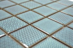 Handmuster Mosaikfliese seladon grn BAD Pool Fliesenspiegel Kchenrckwand MOS16-0602_m