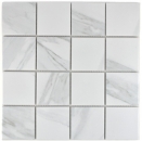 Mosaikfliese Carrara Optik weiß grau Keramik Badfliese Fliesenspiegel Küche MOS16-0102_f | 10 Mosaikmatten