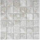 Ceramic mosaic tile natural stone look gray structure bathroom tile backsplash MOS16-0204