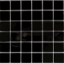 Piastrella a mosaico in ceramica nera lucida Backsplash cucina MOS16B-0301_f