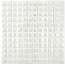Mosaik Fliese ECO Recycling GLAS ECO weiß metallic 3DF MOS350-22_f | 10 Mosaikmatten