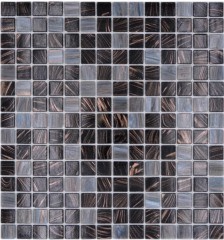 Piastrella di mosaico vetro oro seta grigio scuro piastrelle da parete bagno piastrelle doccia splashback piastrelle backsplash MOS54-0108_f | 10 tappetini a mosaico