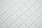 Hand-painted mosaic tile Translucent glass mosaic Crystal white BATH WC Kitchen WALL MOS63-0102_m