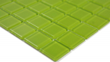 Mosaikfliese Glasmosaik gelb grn Schwimmbadmosaik Poolmosaik MOS63-0507