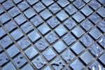 Handmuster Mosaikfliese Transluzent platin Glasmosaik Crystal EP Platin Glas BAD WC Küche WAND MOS92-0327_m