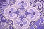 Handmuster Retro Vintage Mosaikfliese Transluzent violett Glasmosaik Crystal ITALY MOS68-Retro-I_m