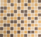 Piastrella di mosaico Marrone traslucido Mosaico di vetro Marrone cristallo BAGNO WC Cucina Muro MOS62-1302_f | 10 tappetini di mosaico