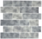 Mosaikfliese Transluzent grau Mauerverbund Grigio MOS68-0259L_f | 10 Mosaikmatten