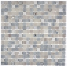 Mosaic tile Translucent stone gray GRIGIO BATH WC Kitchen WALL MOS91-0204_f | 10 mosaic mats