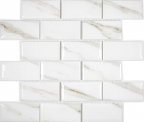 Ceramic mosaic Metro Calacatta kitchen splashback BAD shower MOS26M-0204_f