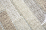 Motif main Mosaïque translucide Brick composite ECO Mosaïque de verre textile beige mur carrelage cuisine salle de bain MOS24-2099_m