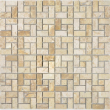 Marmor Mosaik Fliese Rad chocolate poliert Wand Fliesenspiegel Küche Bad Dusche Wand Boden Duschwand - MOS88-B13
