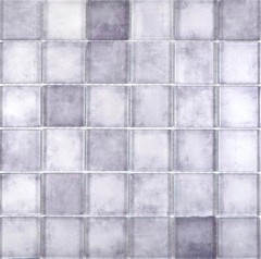 Glasmosaik Mosaikfliesen pastell grau Wand Fliesenspiegel Küche Bad - MOS88-0020