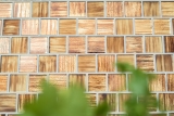 Hand-painted mosaic tile Translucent glass mosaic Crystal structure brown clear frosted MOS78-CF85_m