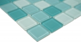 Hand-painted mosaic tile Translucent green Glass mosaic Crystal green BATH WC Kitchen WALL MOS62-0602_m