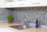 Hand-painted mosaic tile translucent stone black NERO BAD WC kitchen WALL MOS91-0334_m