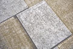 Hand pattern mosaic tile translucent ceramic beige rectangle glass mosaic Crystal ceramic beige MOS88J-1202_m