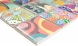 Handmuster Bunte Retro Style Mosaikfliesen POP UP ART Design Küchenrückwand MODERN MOS14-1606_m