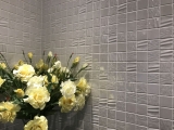 Handmuster Keramik Mosaik Kanaan weiss plain Mosaikfliese Wand Fliesenspiegel Küche Bad MOS14-0111_m