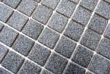 Piastrella di mosaico dipinta a mano SLIPPROOF SHOWER BASIN STONE GREY MATT MOS18-0208-R10_m