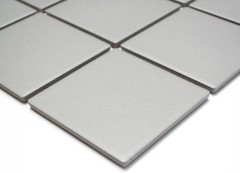 Handmuster Mosaikfliese Keramik grau steingrau Duschtasse Bodenfliese MOS22-0204-R10_m