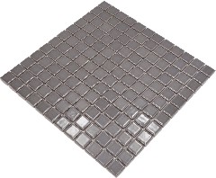 Piastrella a mosaico ceramica metallo grigio alzatina cucina BAD MOS18D-0204_f