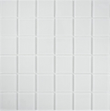 Mosaikfliese Transluzent Glasmosaik Crystal superweiß BAD WC Küche WAND MOS69-0101_f | 10 Mosaikmatten