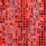 Glas Glasmosaik rot Wand Fliesenspiegel Küche  Bad_f | 10 Mosaikmatten